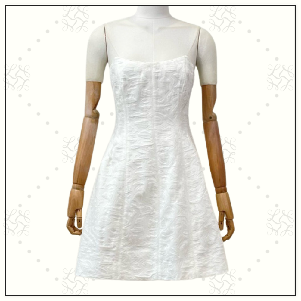 VIBRATION JACQUARD MINI DRESS