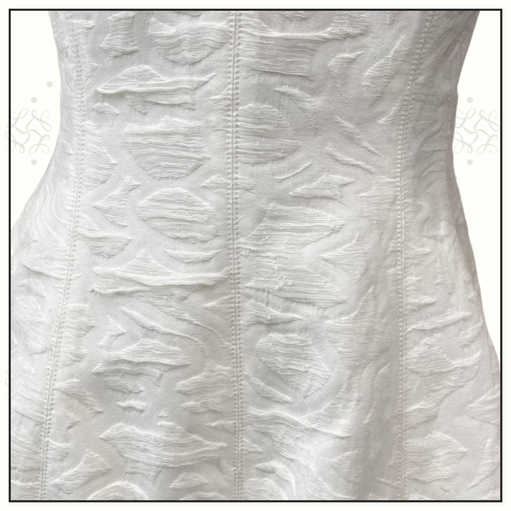 VIBRATION JACQUARD MINI DRESS