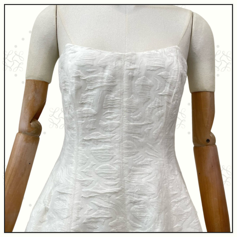 VIBRATION JACQUARD MINI DRESS