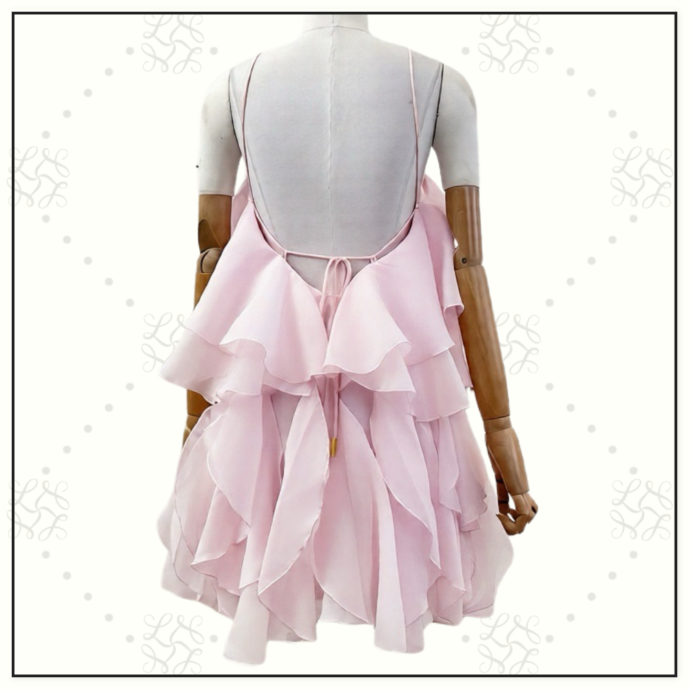 PANDOREA LAYERED MINI DRESS