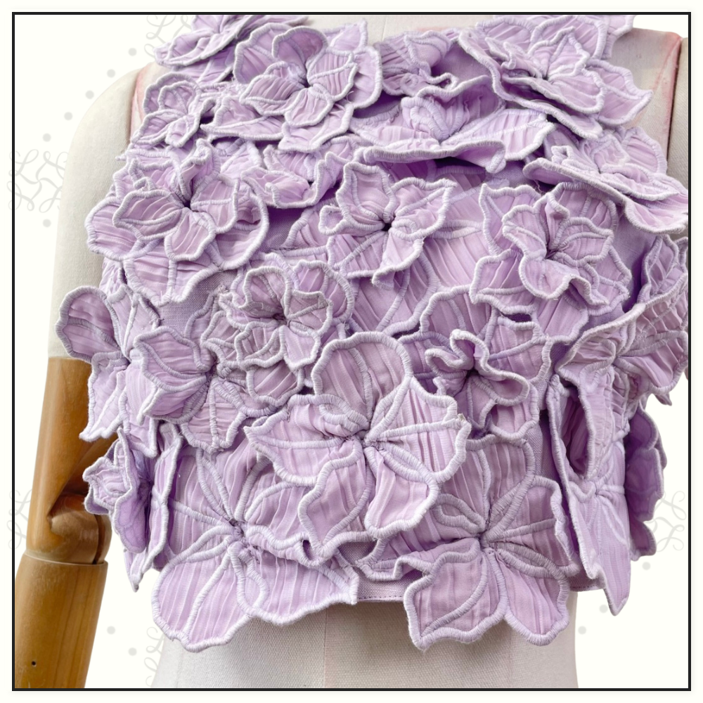 SPLENDOUR FLOWER SHELL TOP & MIDI SKIRT