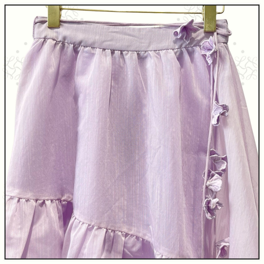 SPLENDOUR FLOWER SHELL TOP & MIDI SKIRT