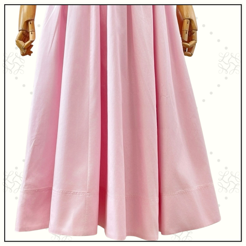 AGATHA KNOT WAIST MIDI DRESS