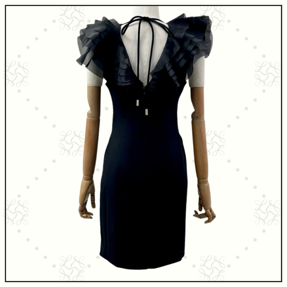 CHARMED PLUNGE MINI DRESS