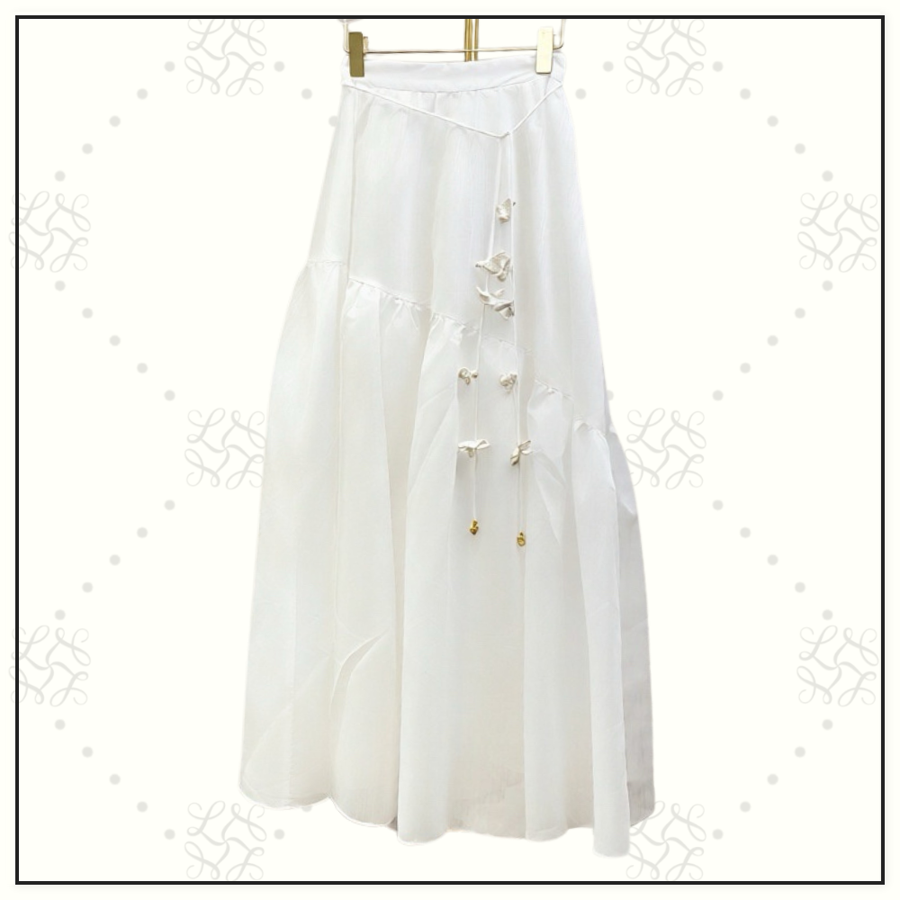 SPLENDOUR FLOWER SHELL TOP & MIDI SKIRT