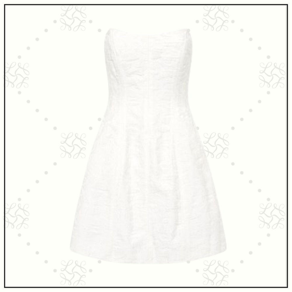 VIBRATION JACQUARD MINI DRESS