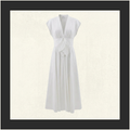 POPLIN MIDI DRESS