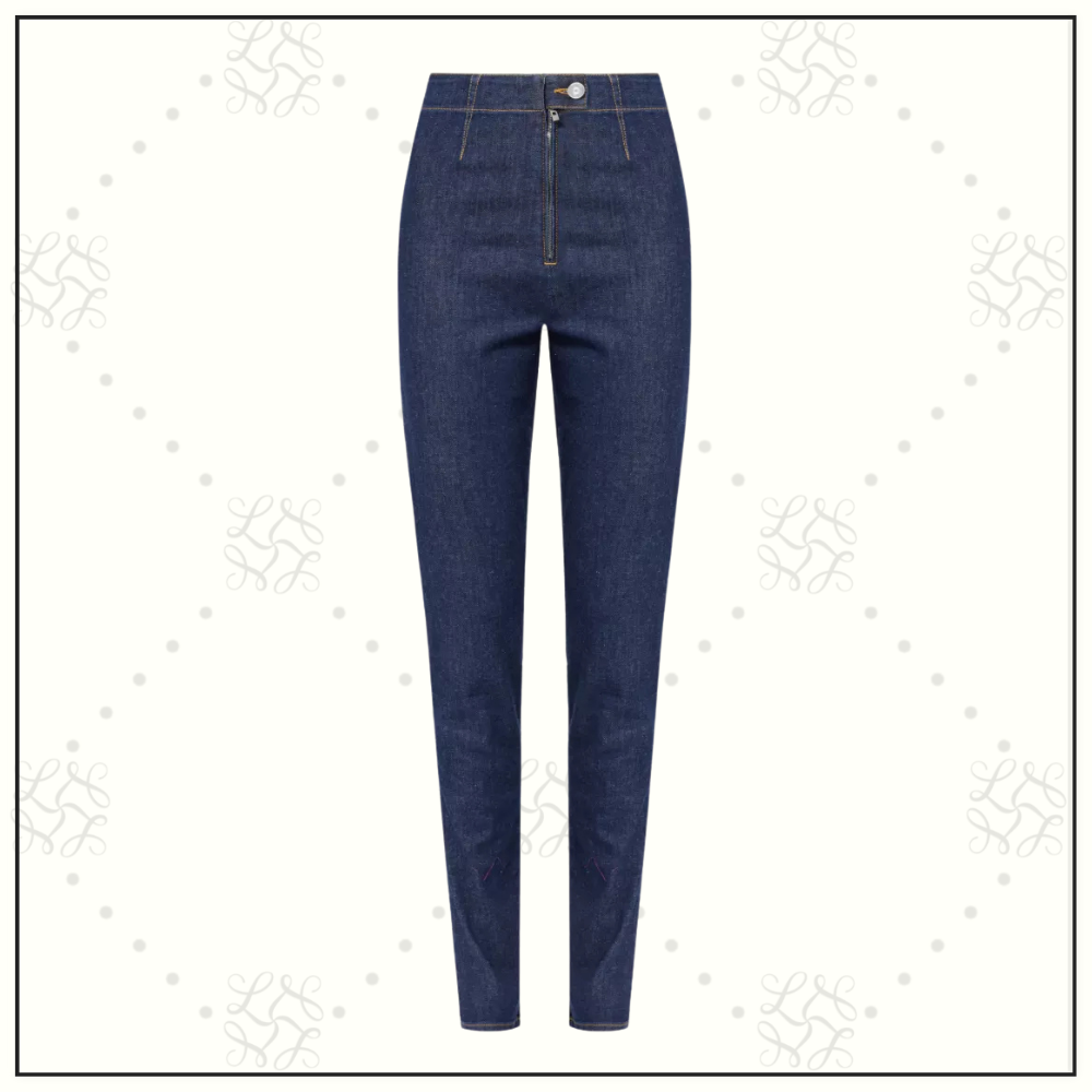 SLIM LEGS MID RISE JEANS