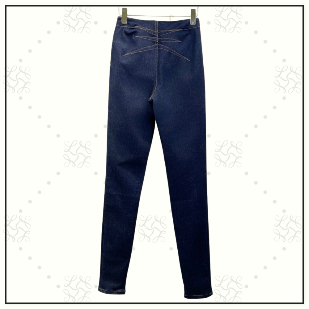 SLIM LEGS MID RISE JEANS