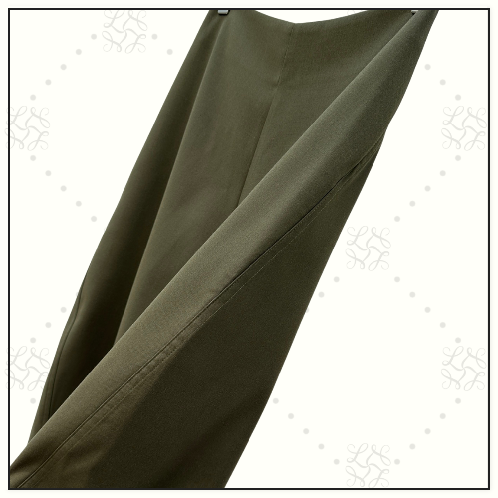 DOUBLE BREASTED COTTON BLAZER & ROUND PANTS