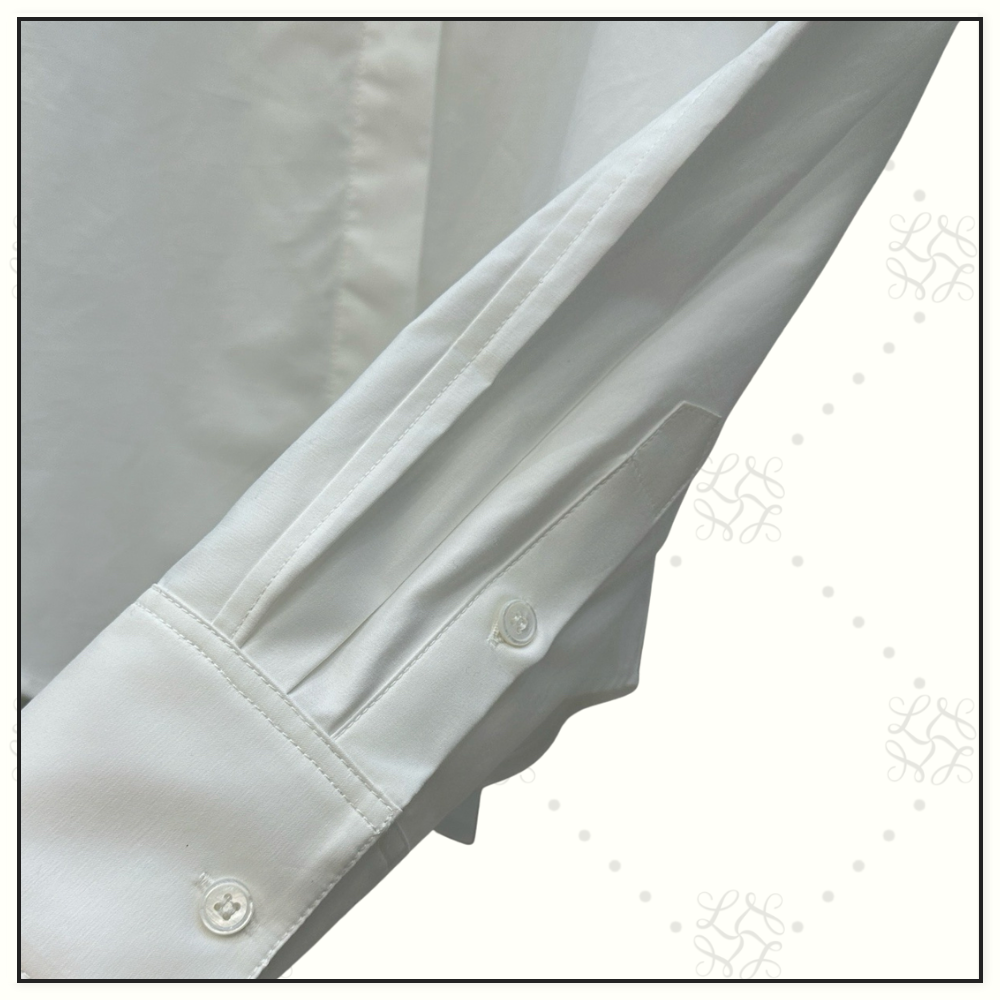 COTTON POPLIN PUFF SHIRT