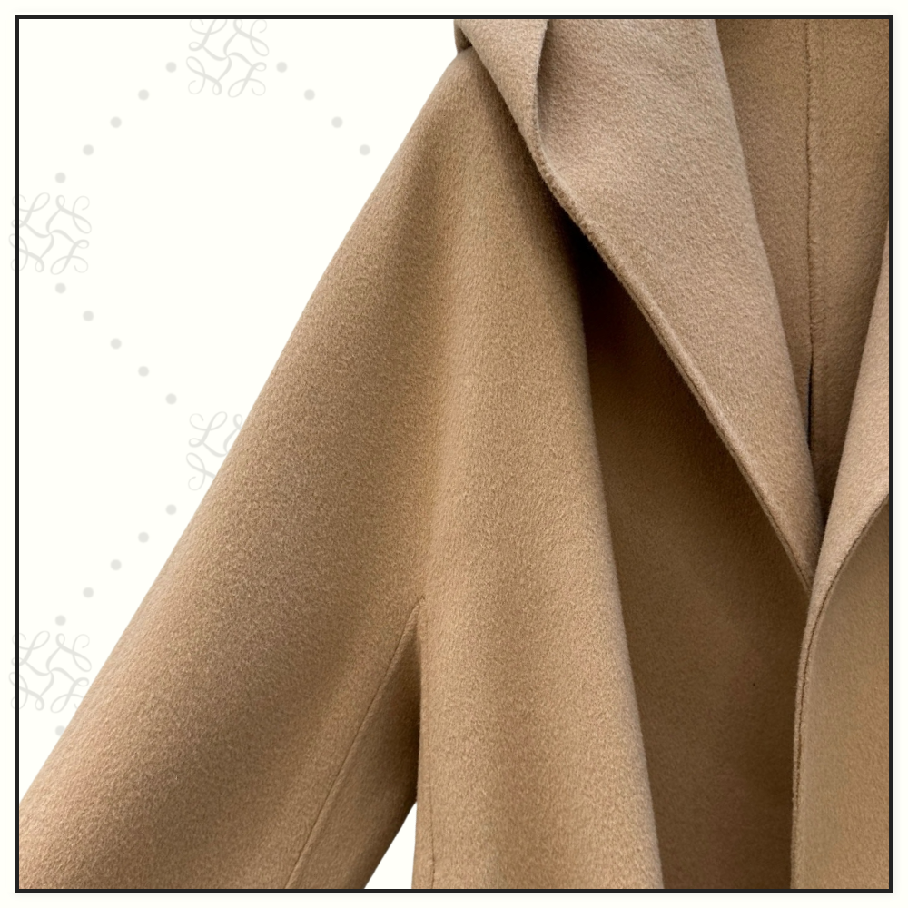 CASHMERE BLEND HOODED COAT