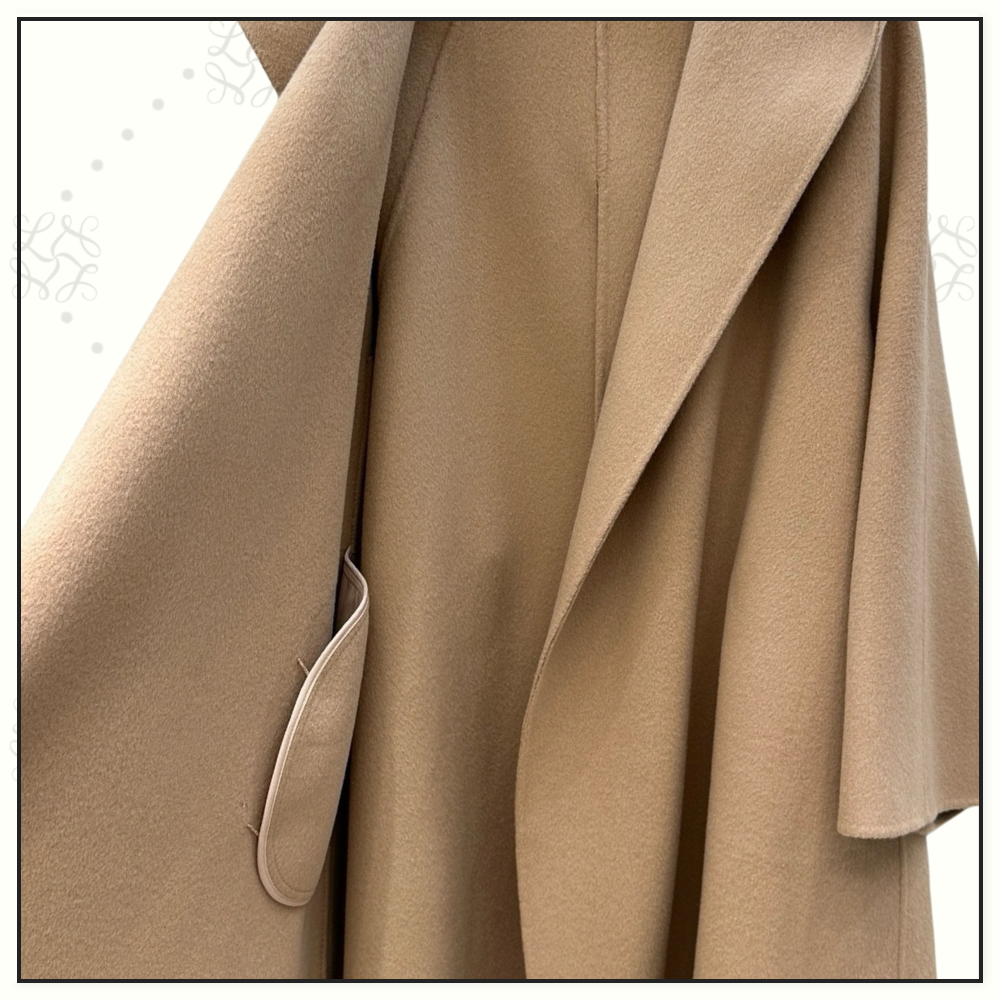 CASHMERE BLEND HOODED COAT