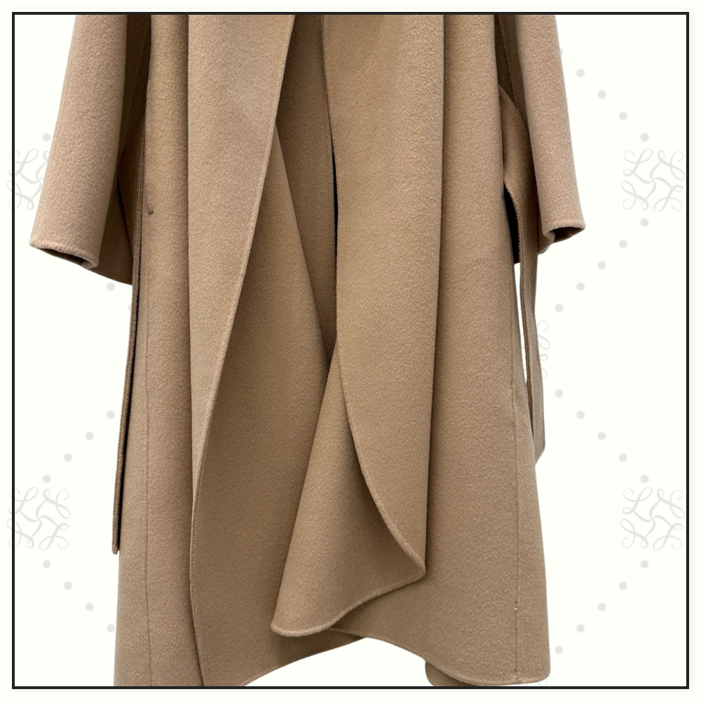 CASHMERE BLEND HOODED COAT