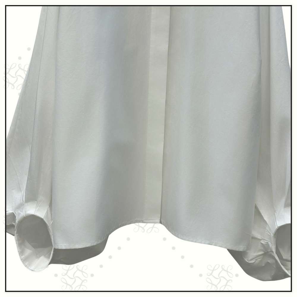 COTTON POPLIN BLOUSE