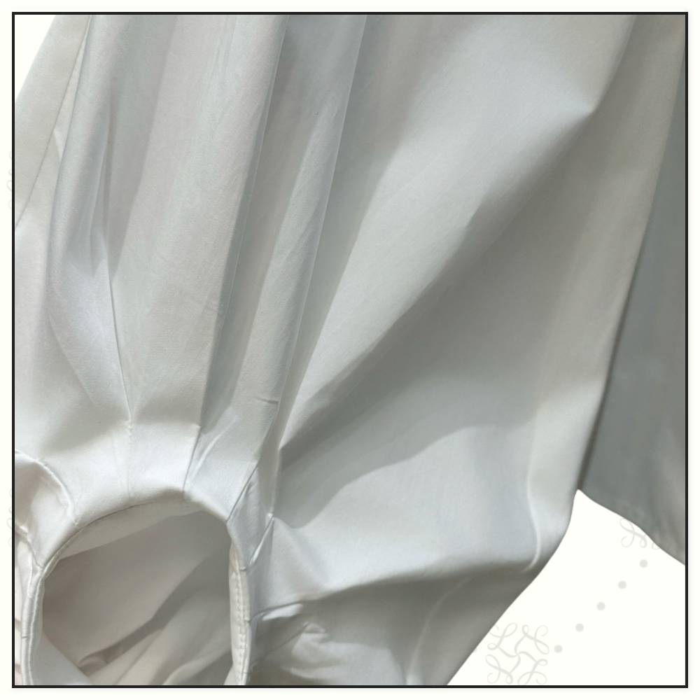 COTTON POPLIN BLOUSE