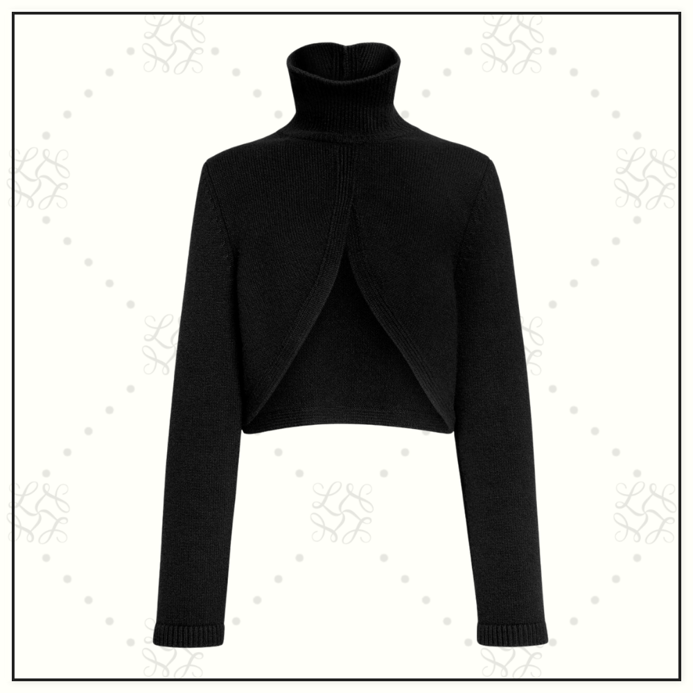 CASHMERE KNIT CUT OUT SWEATER