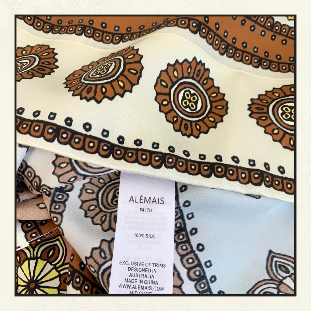 CONTINA SILK MIDI DRESS
