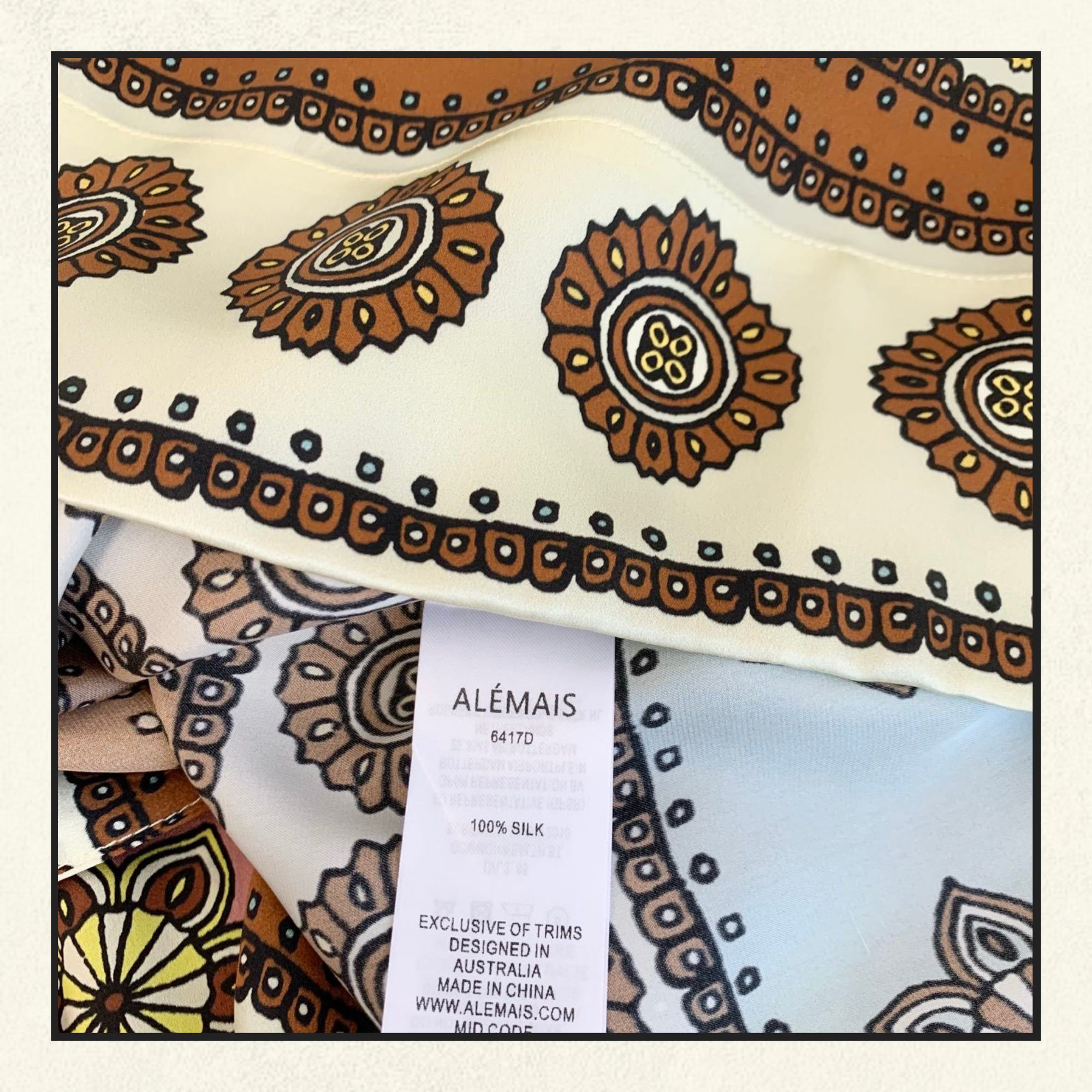 CONTINA SILK MIDI DRESS