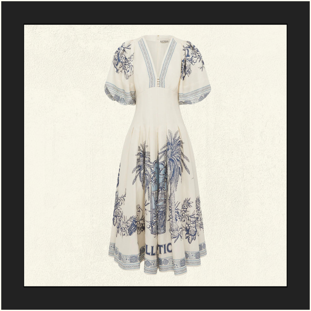 VILLA ROMANTICA MIDI DRESS