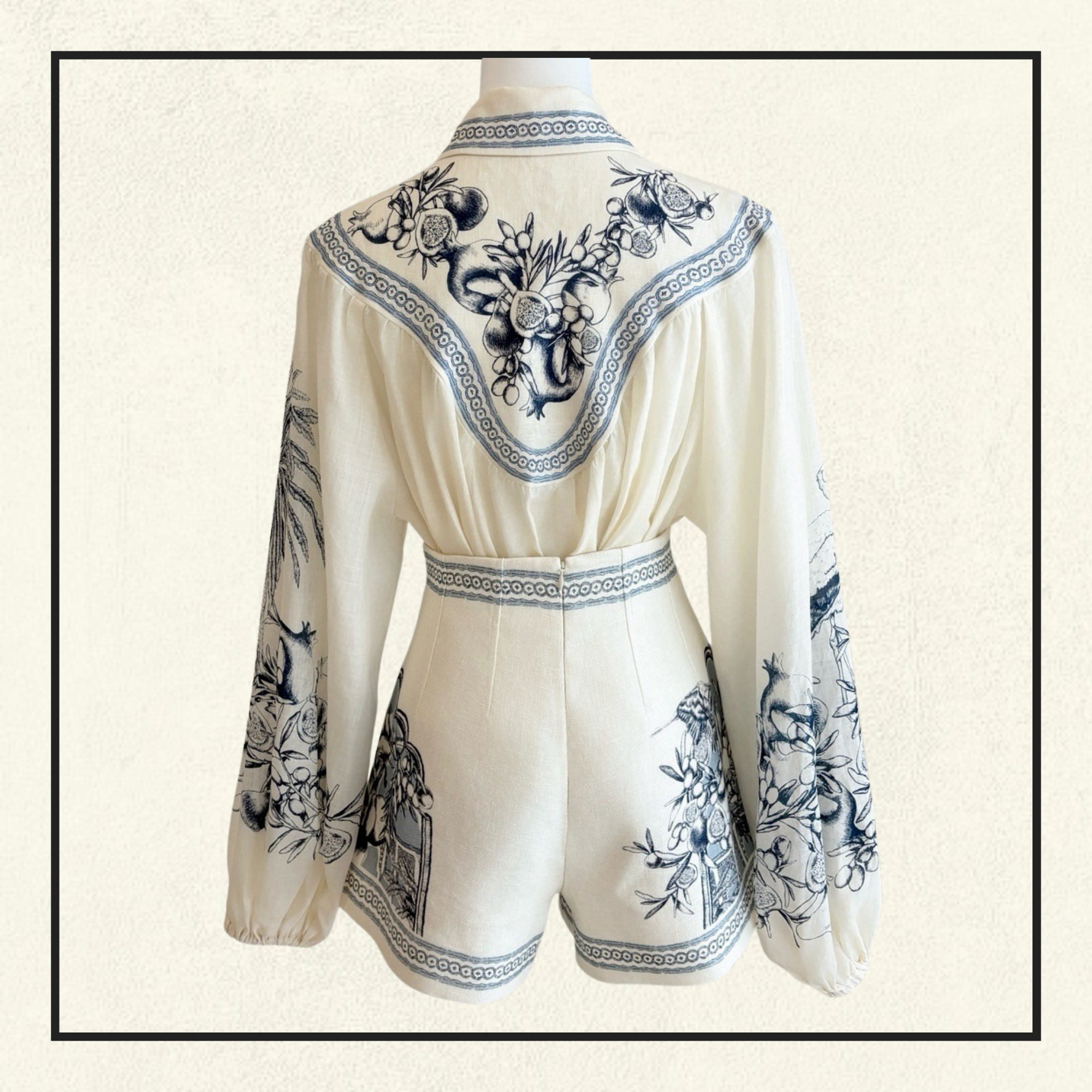 VILLA ROMANTICA BLOUSE & SHORT