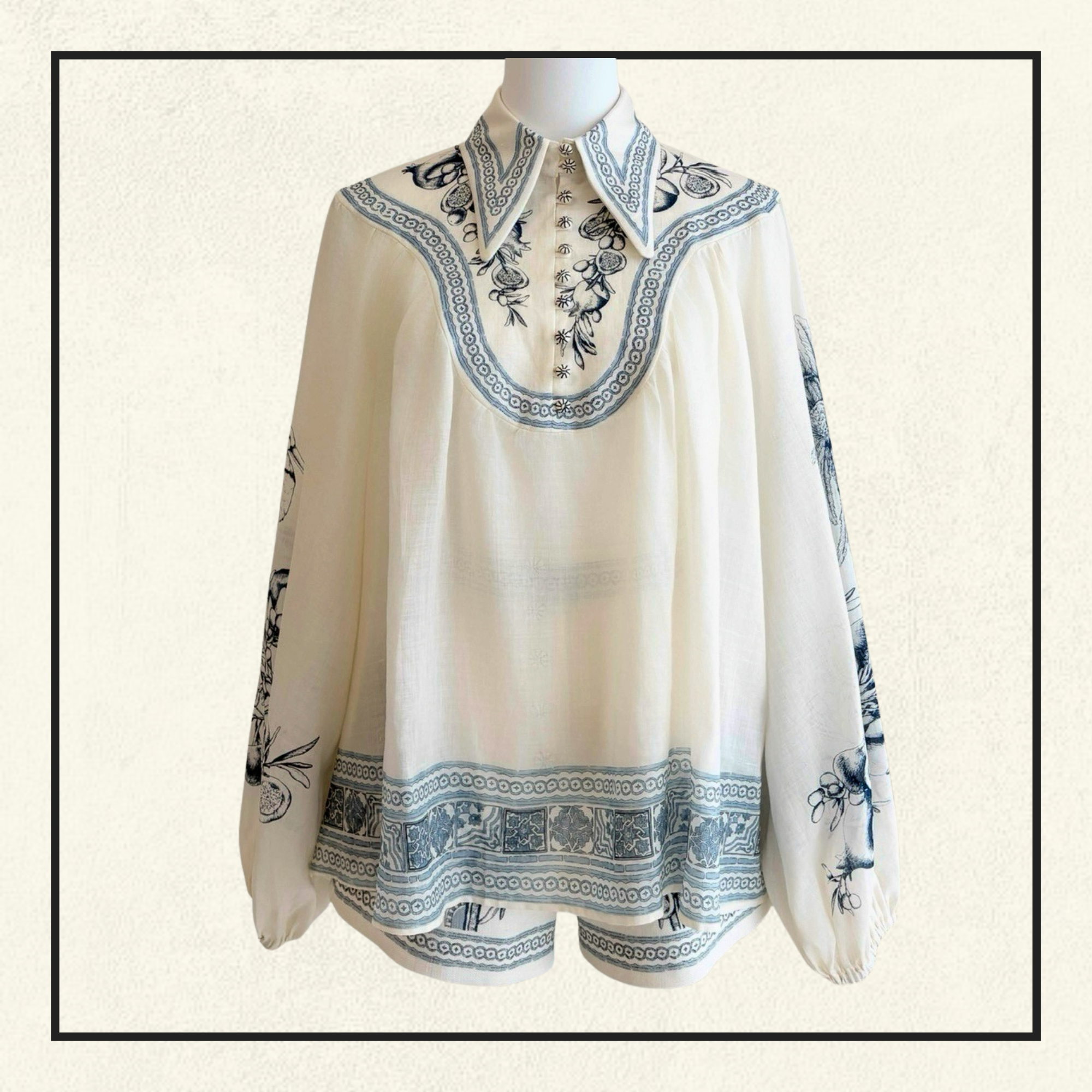 VILLA ROMANTICA BLOUSE & SHORT