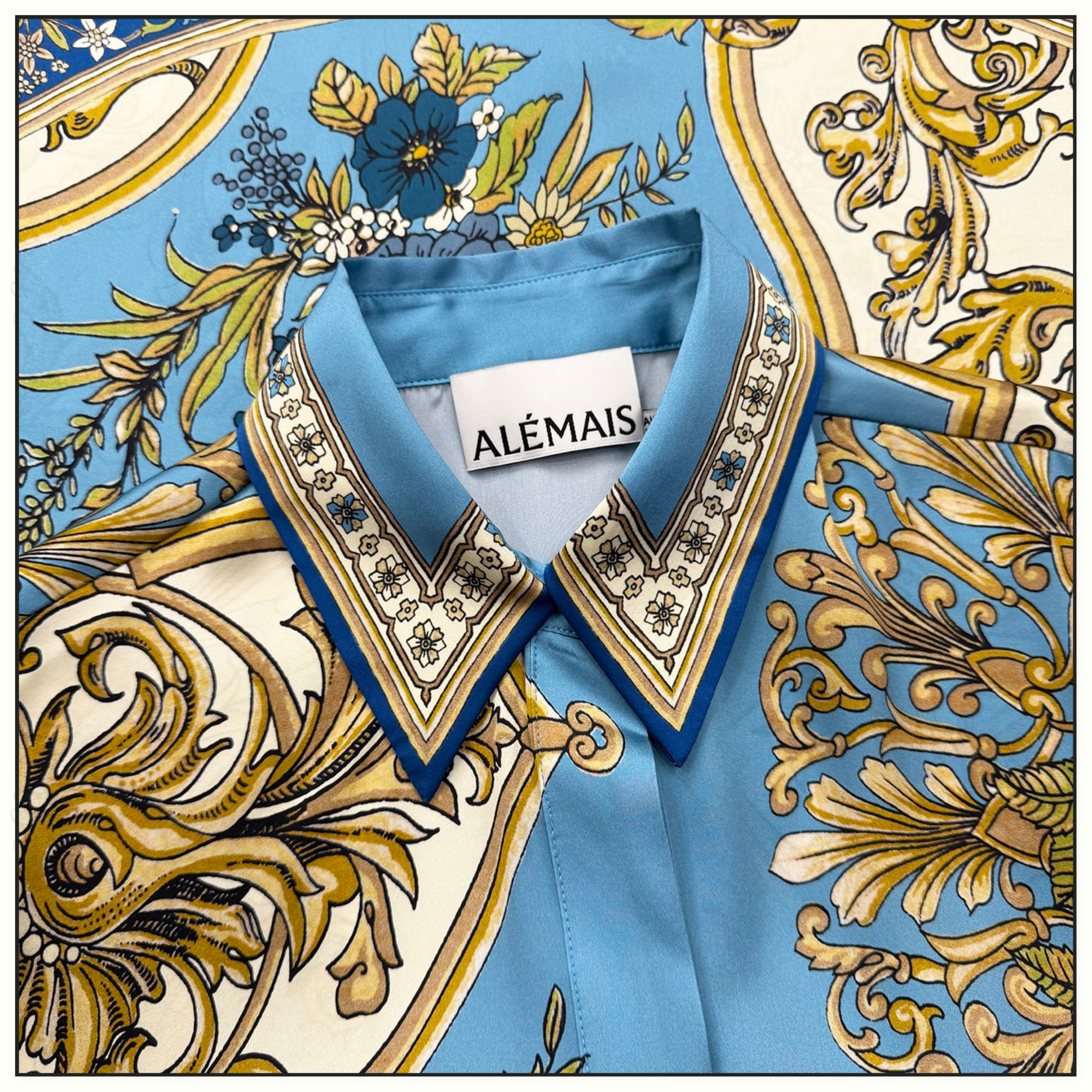 CASSIE SILK SHIRT & PANTS