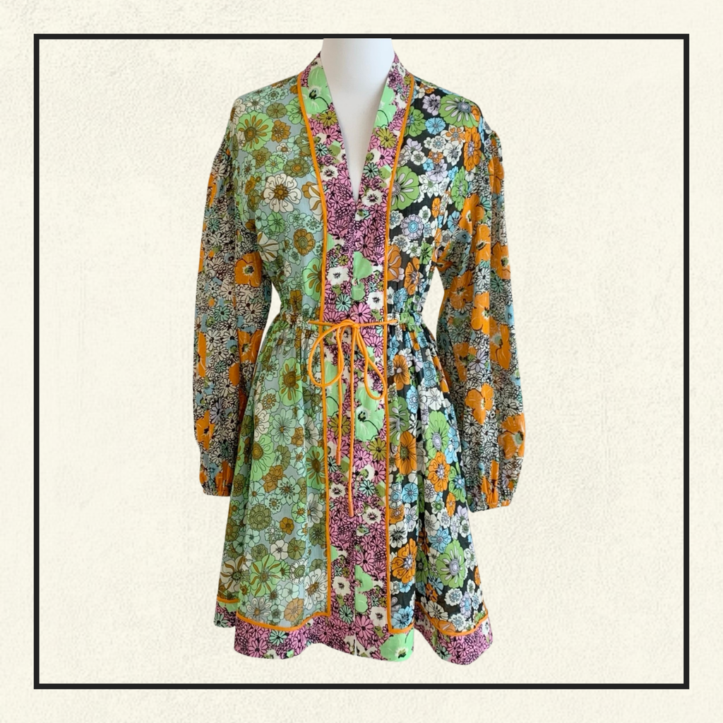 ORANGE BLOSSOM MINI DRESS