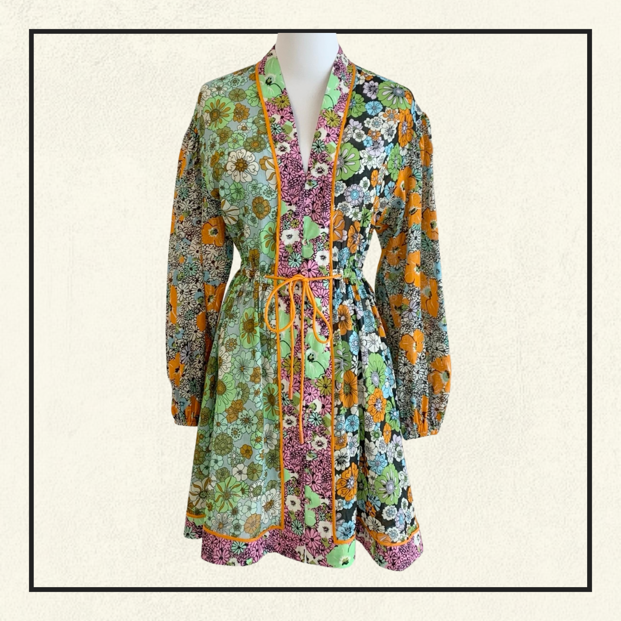 ORANGE BLOSSOM MINI DRESS