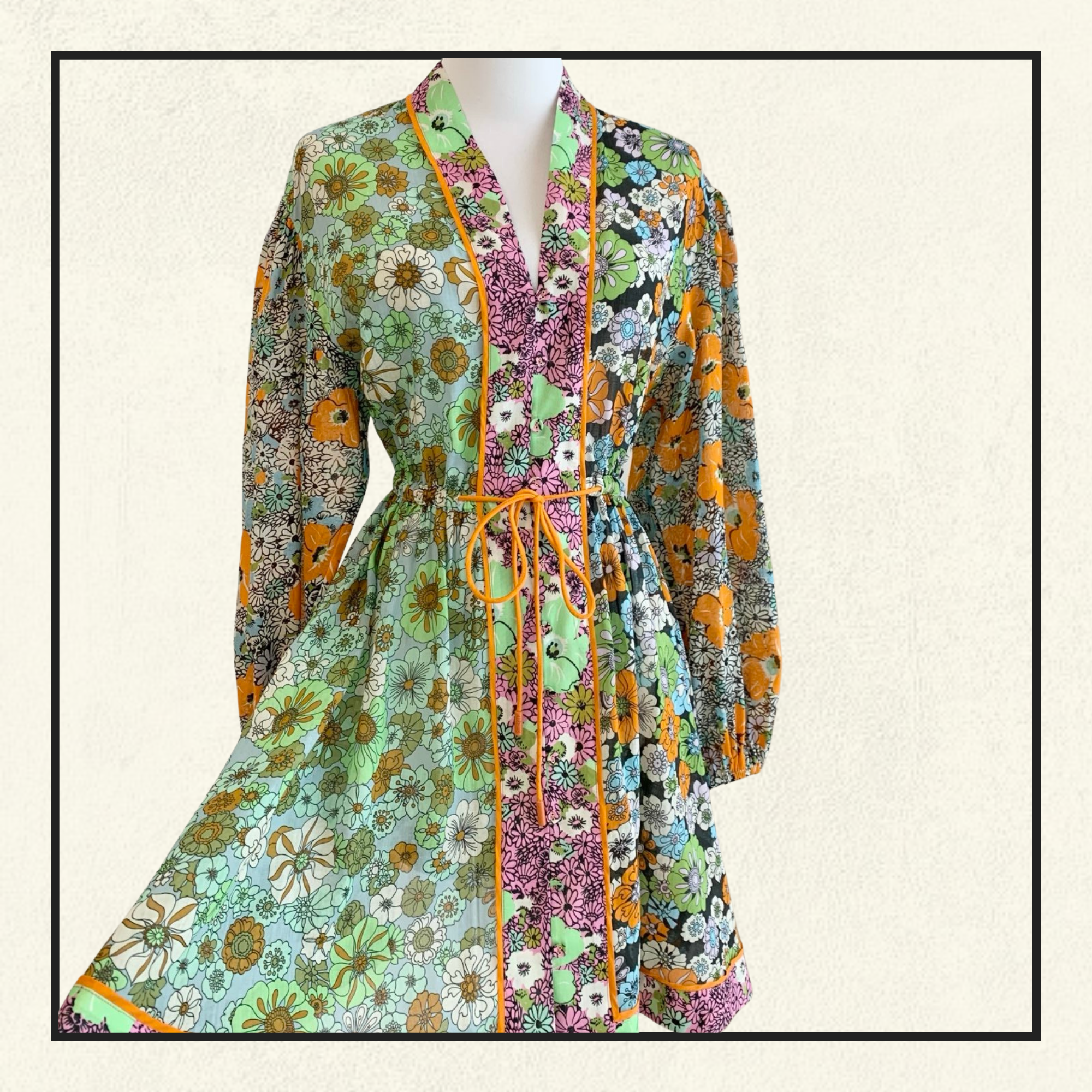 ORANGE BLOSSOM MINI DRESS