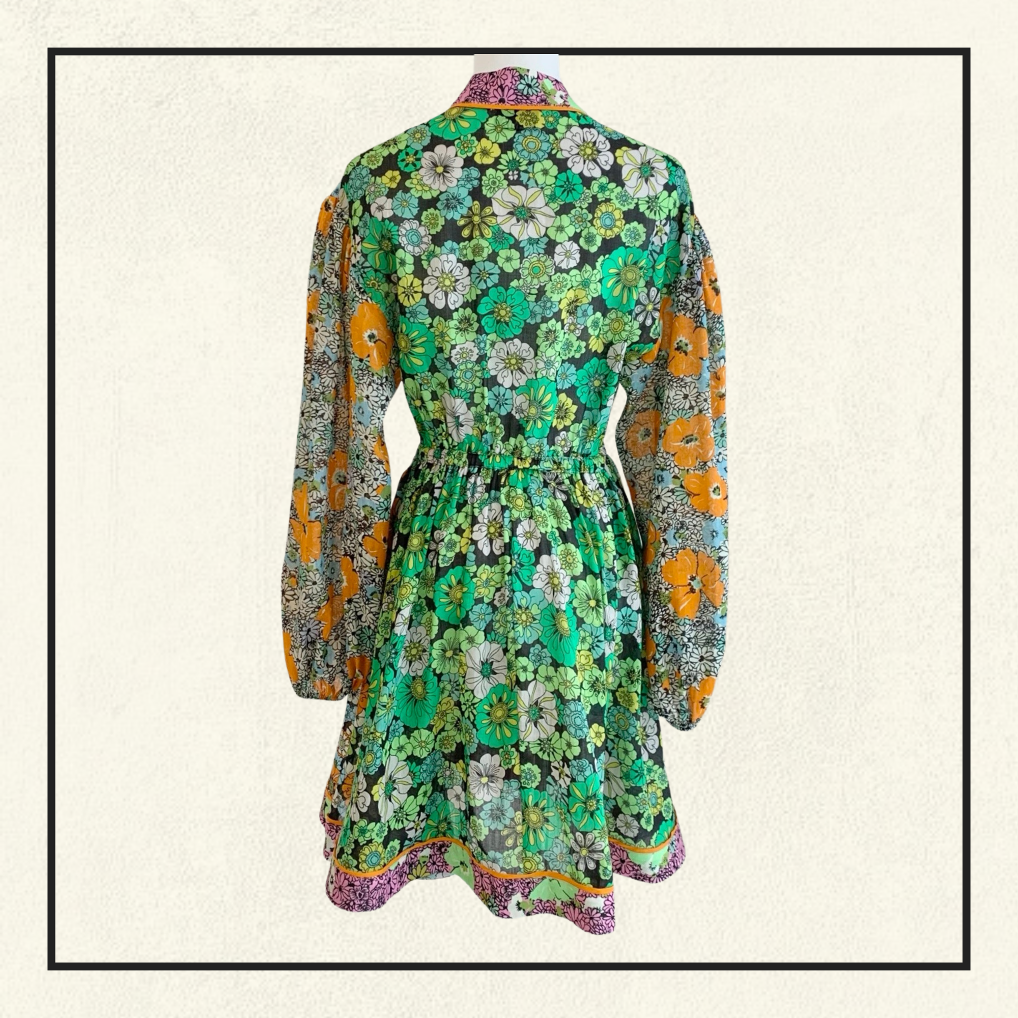 ORANGE BLOSSOM MINI DRESS
