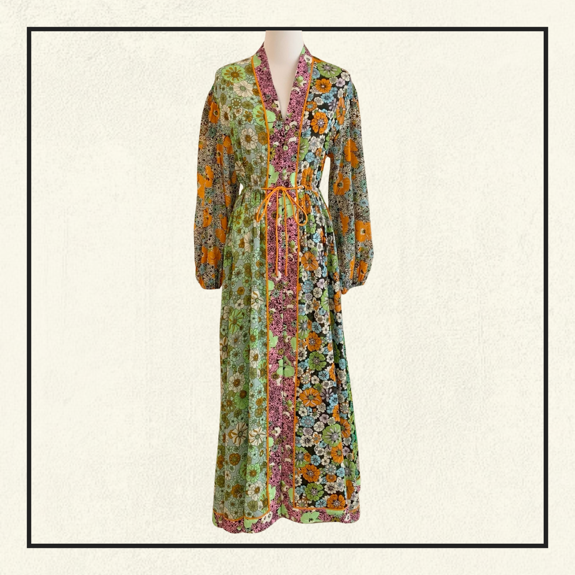 ORANGE BLOSSOM MIDI DRESS