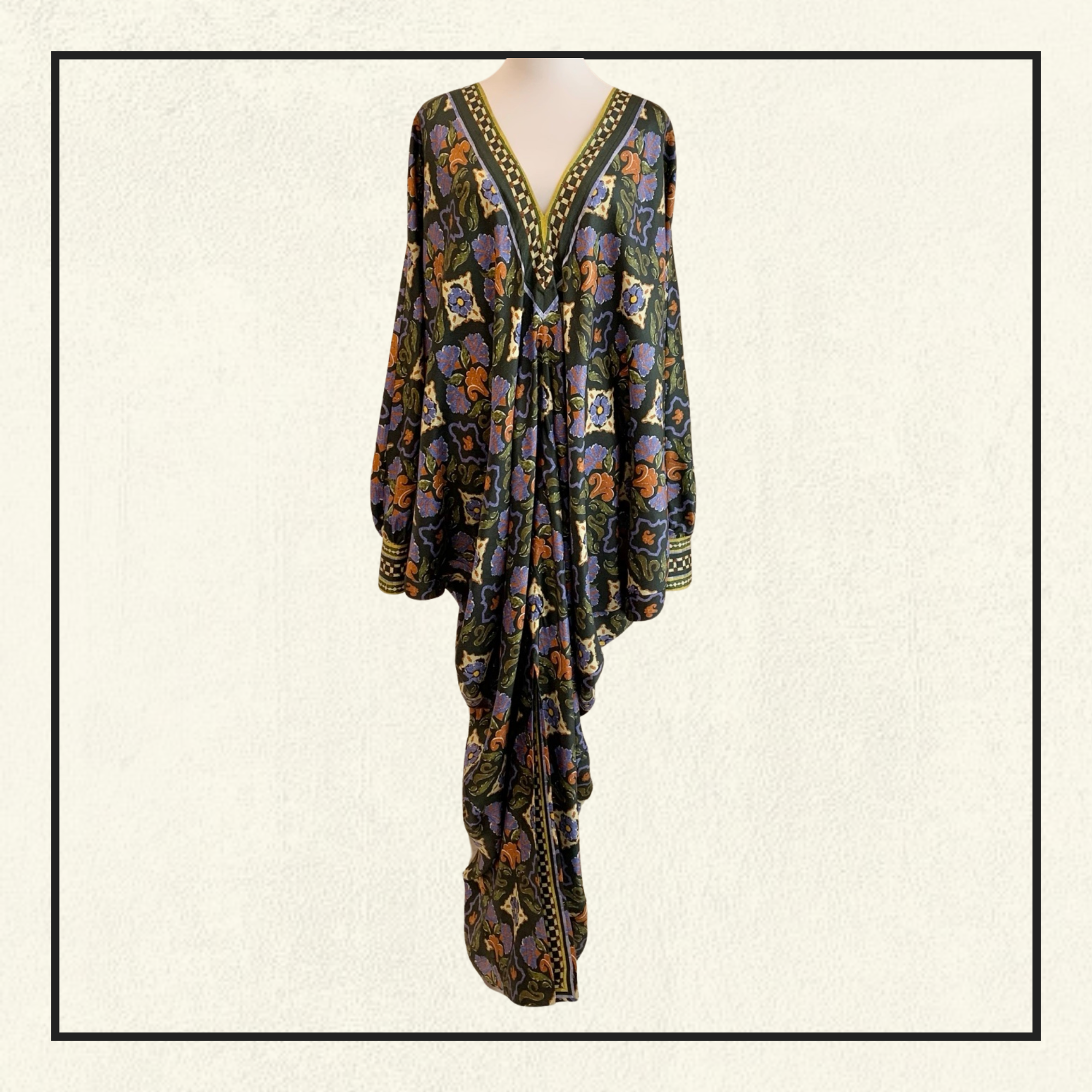 CECE SILK KAFTAN