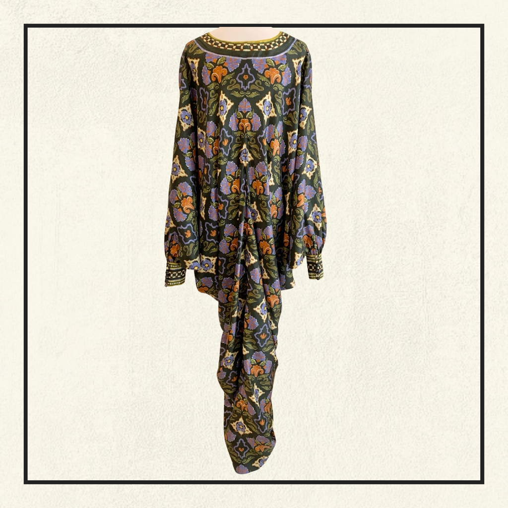 CECE SILK KAFTAN