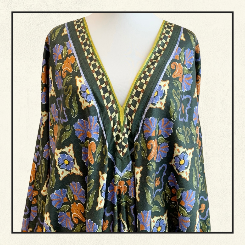 CECE SILK KAFTAN