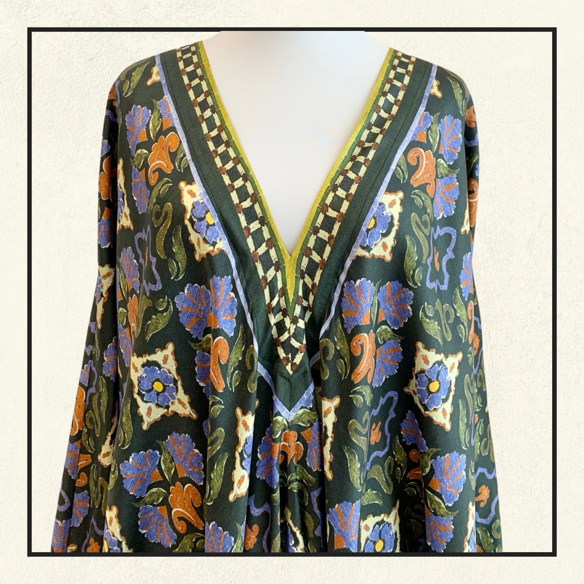 CECE SILK KAFTAN