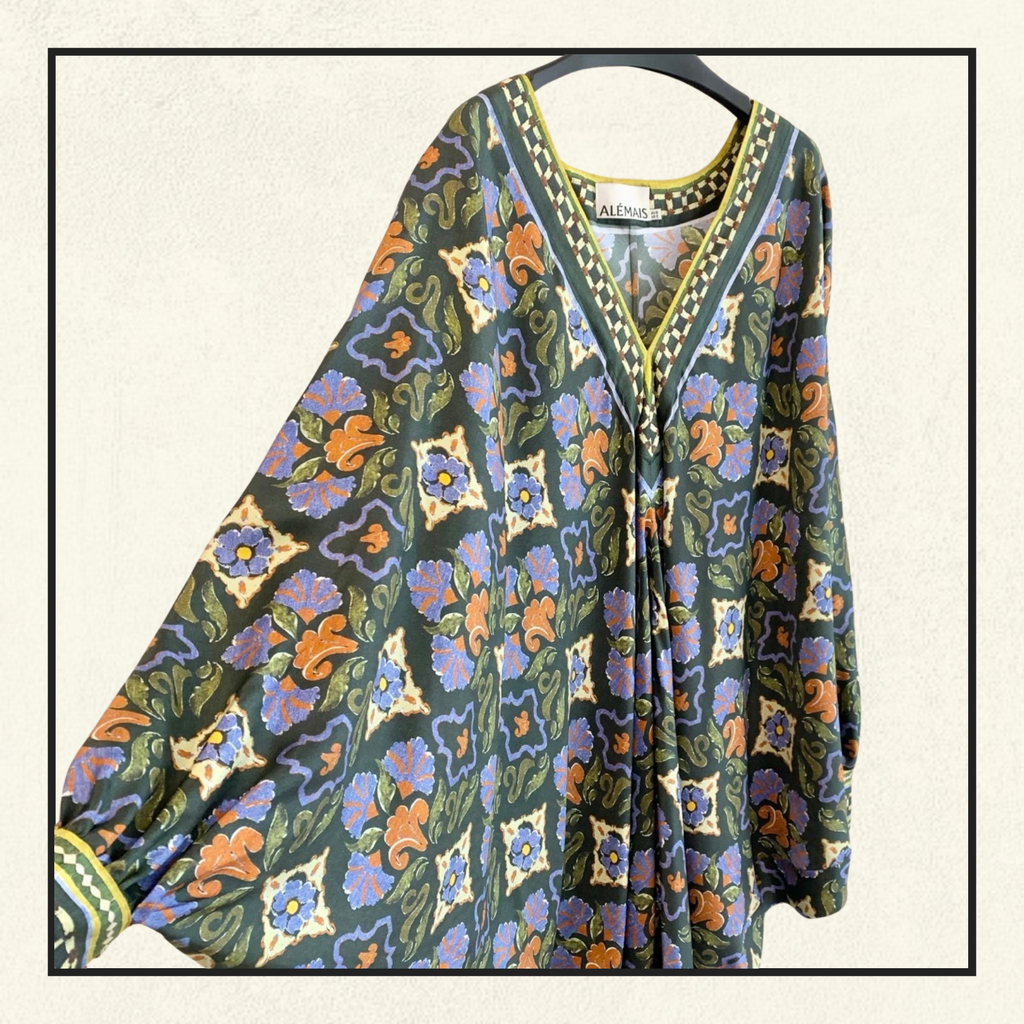 CECE SILK KAFTAN