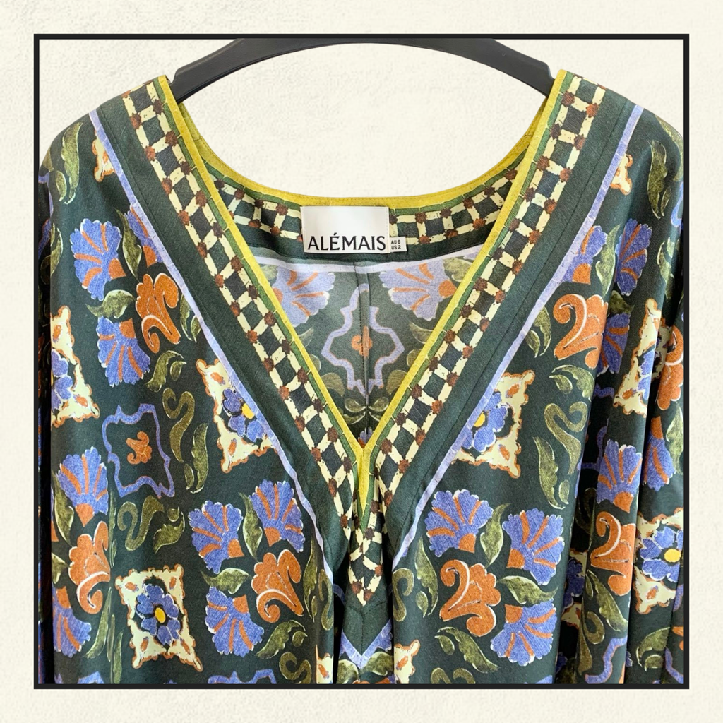 CECE SILK KAFTAN