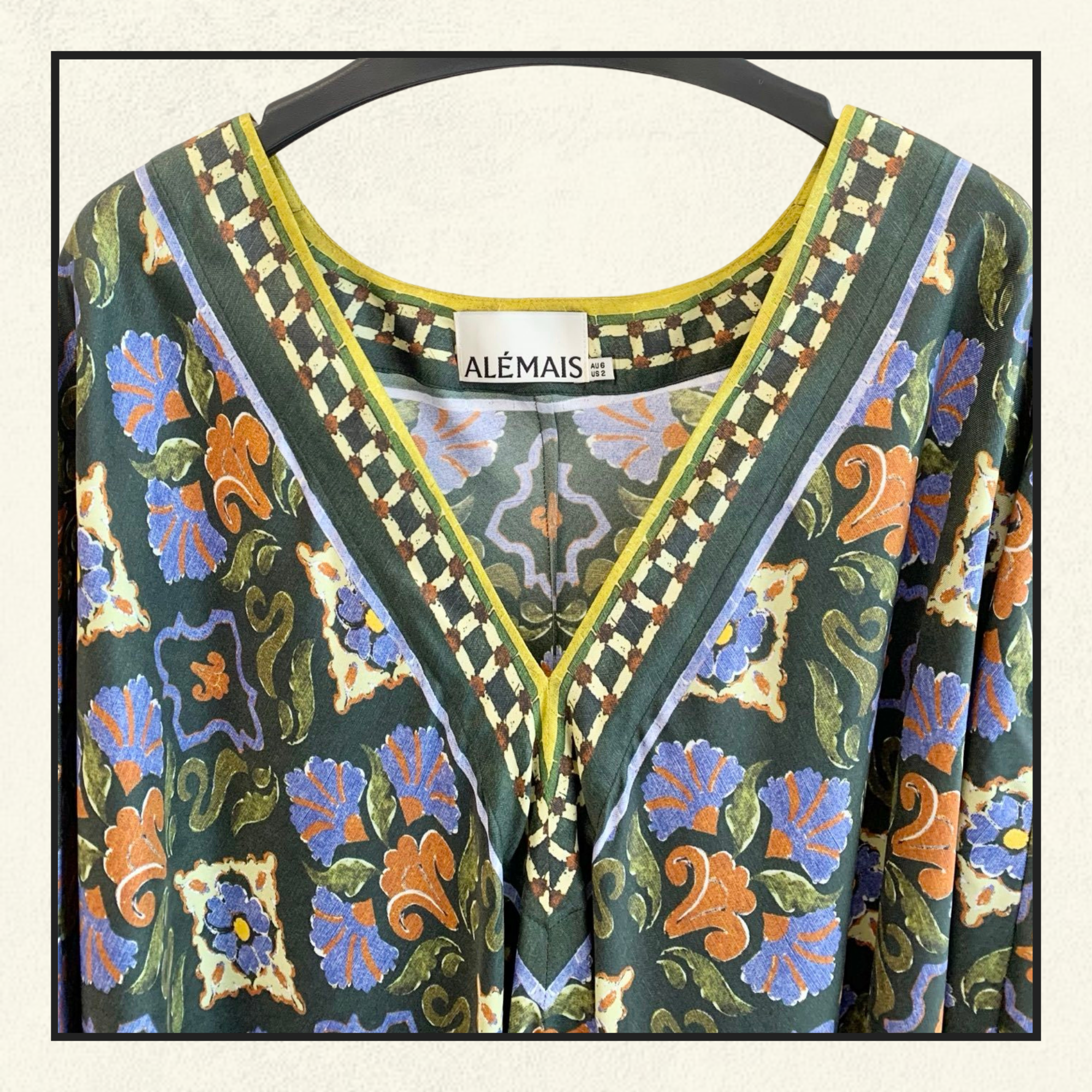 CECE SILK KAFTAN