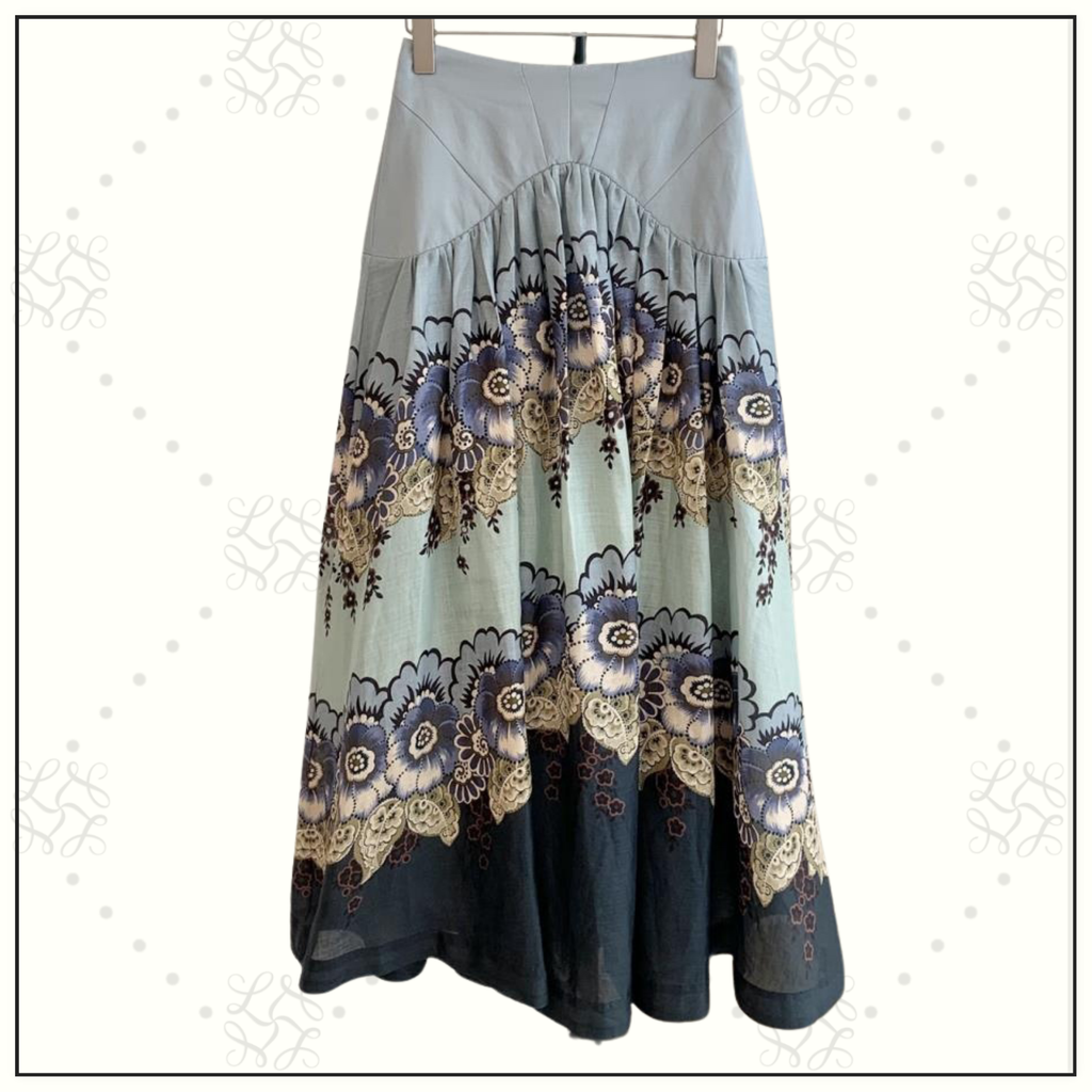 MADALENA TIERED SHIRT & MAXI SKIRT