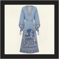 VILLA ROMANTICA MIDI DRESS