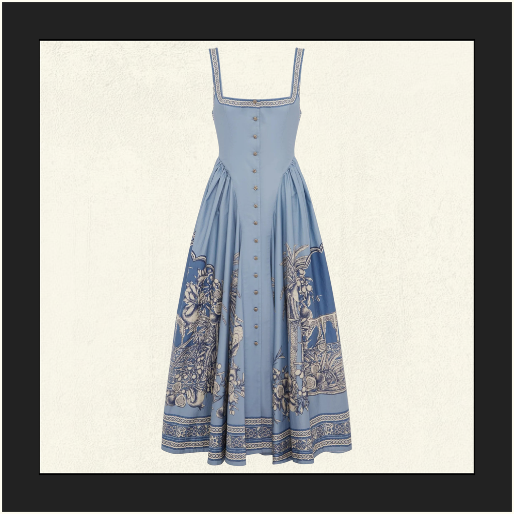 VILLA ROMANTICA MIDI DRESS