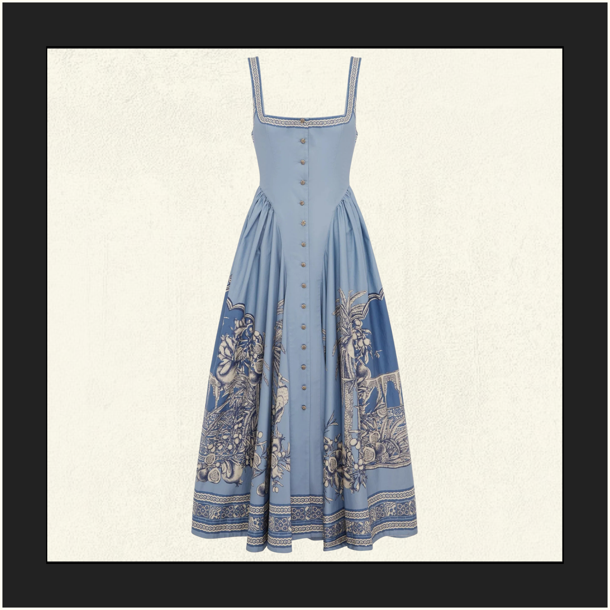 VILLA ROMANTICA MIDI DRESS