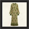 CECE SILK MIDI DRESS