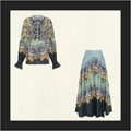 MADALENA TIERED SHIRT & MAXI SKIRT