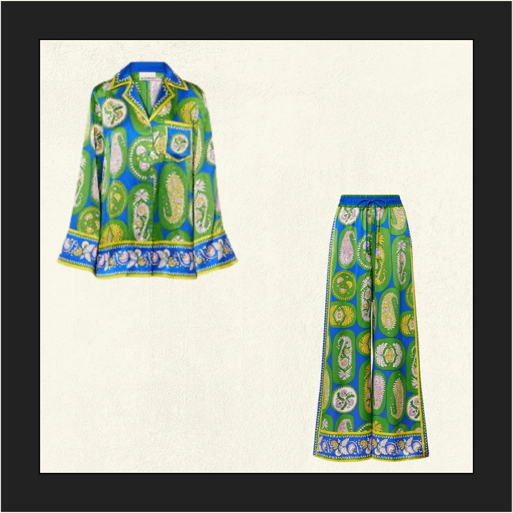 GINA SILK SHIRT & PANTS