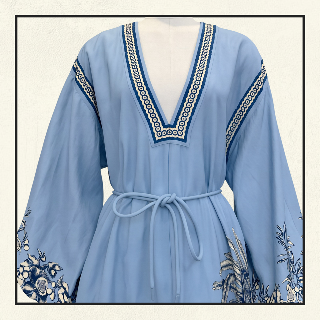 VILLA ROMANTICA MIDI DRESS