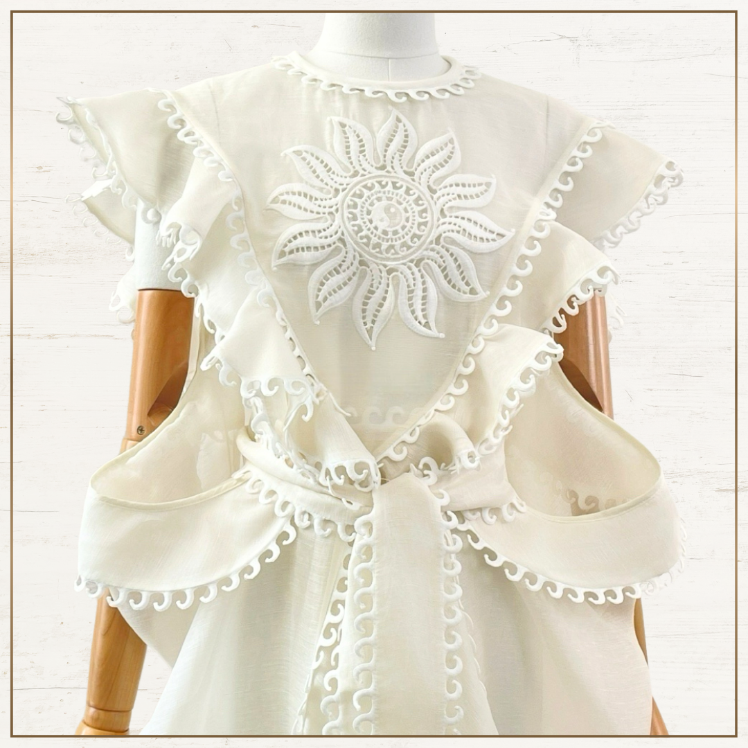 BALANCE WATERFALL DRESS