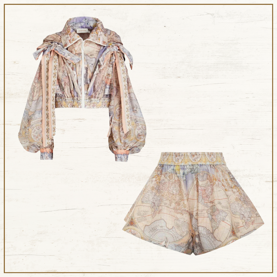 ODYSSEY HIGH TIDE HOODED CROP JACKET & SHORTS