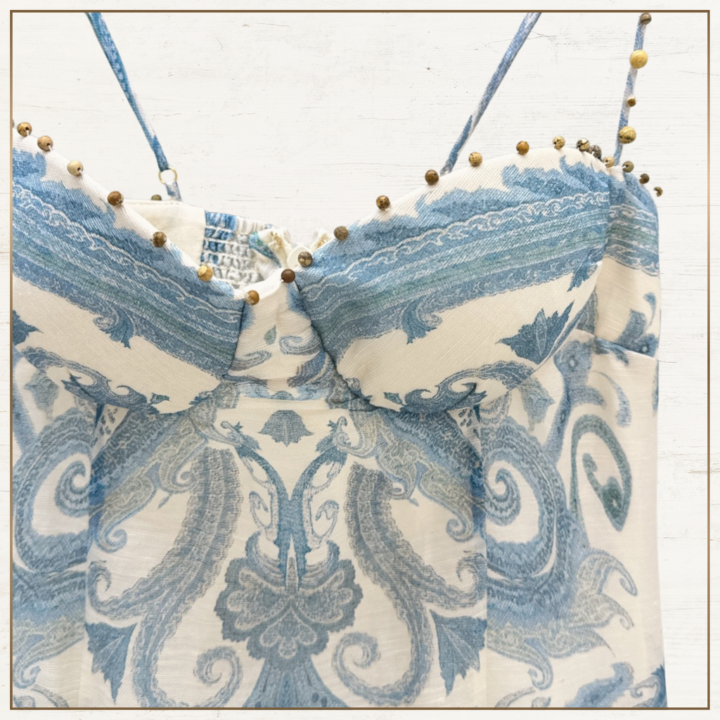 ILLUMINATE LINEN & SILK MAXI DRESS